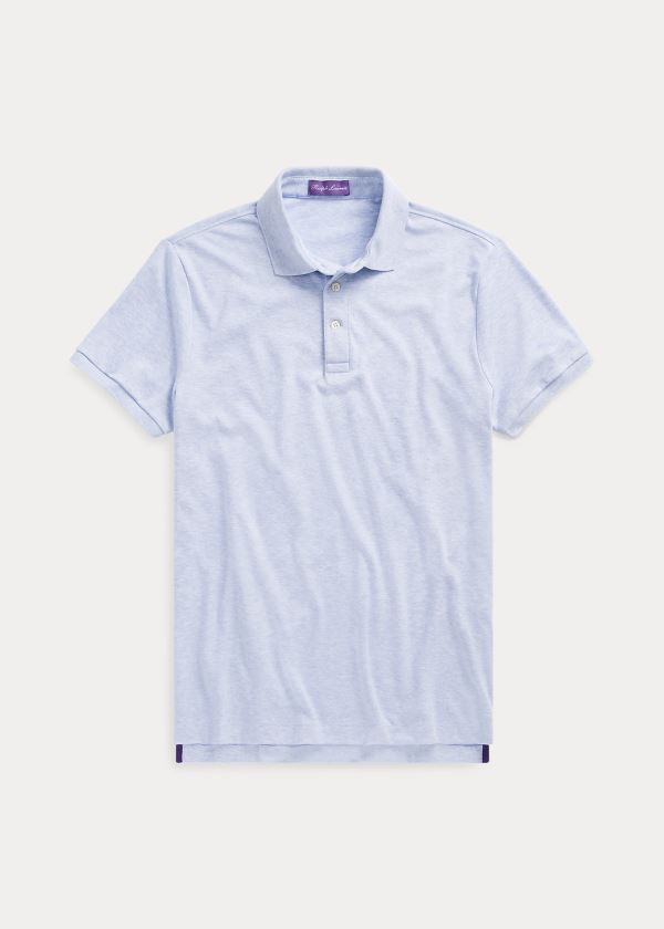 Men's Ralph Lauren Custom Slim Fit Interlock Polos | 327164BHS